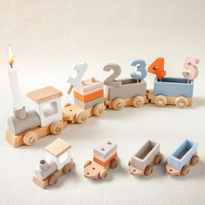 Train en Bois Montessori – NumberTrain™