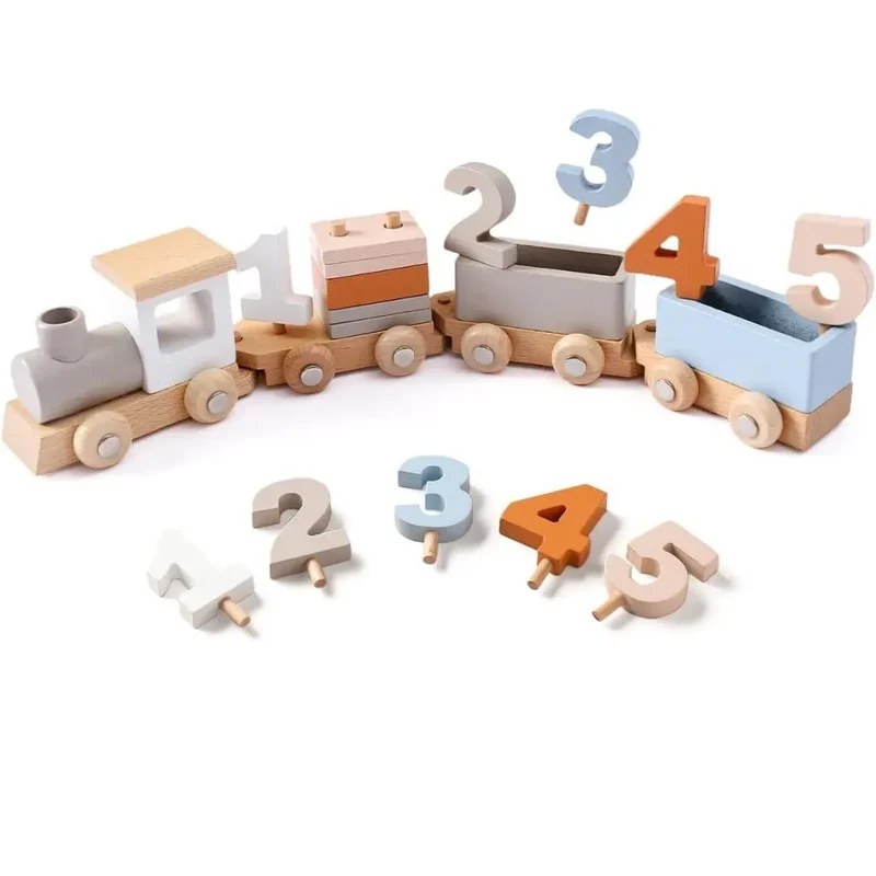 Train en Bois Montessori – NumberTrain™