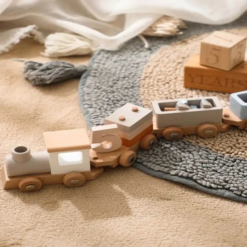 Train en Bois Montessori – NumberTrain™