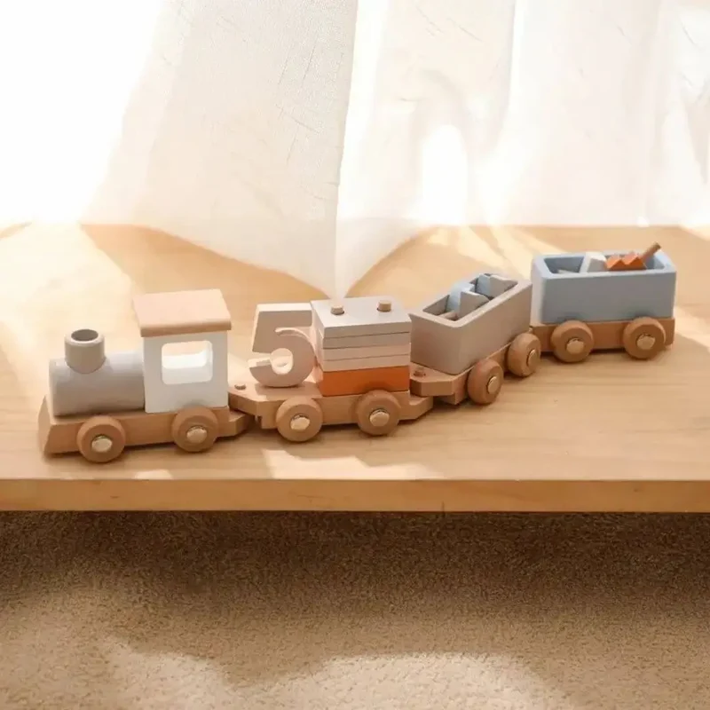 Train en Bois Montessori – NumberTrain™