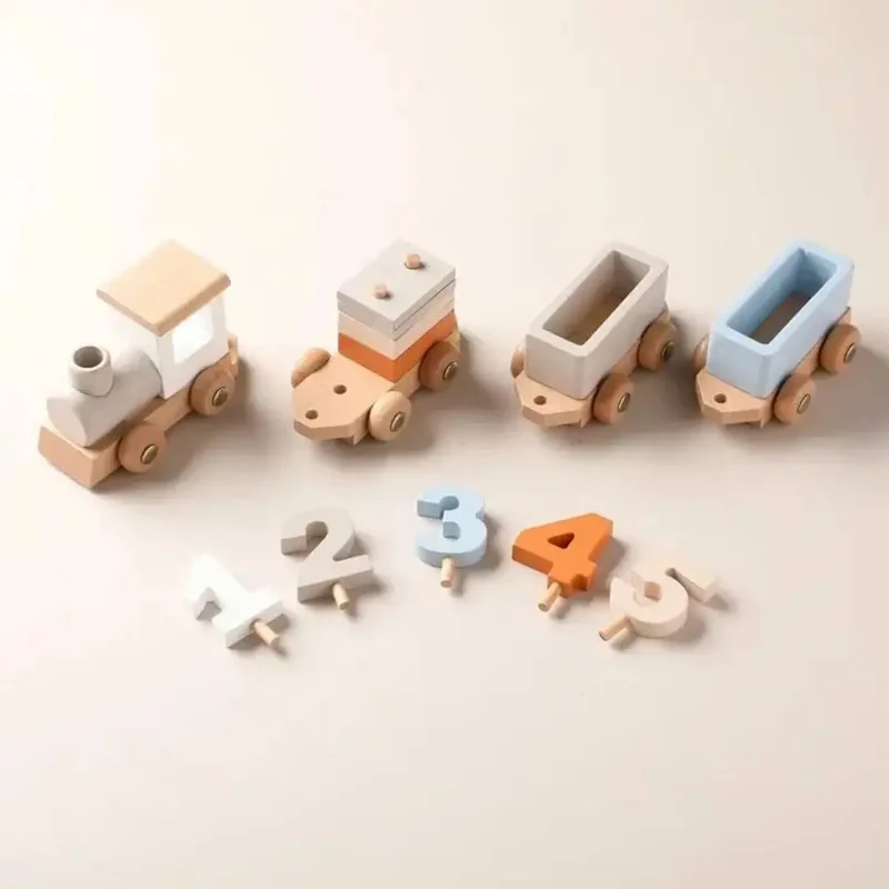Train en Bois Montessori – NumberTrain™