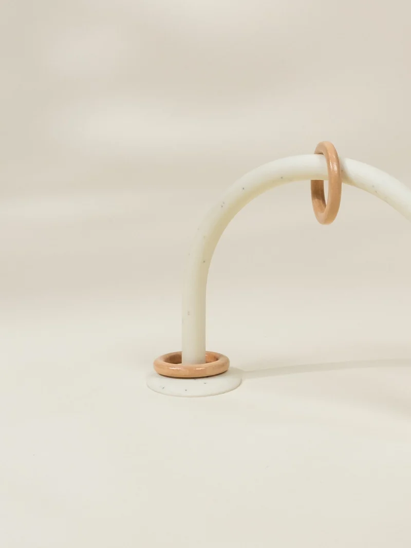 Silicone Baby Suction Toy Rings–Pottery Collection