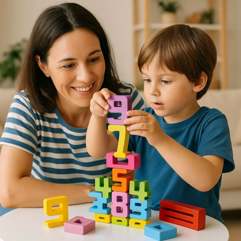 Jeu de Construction en Bois Montessori – Building Blocks™