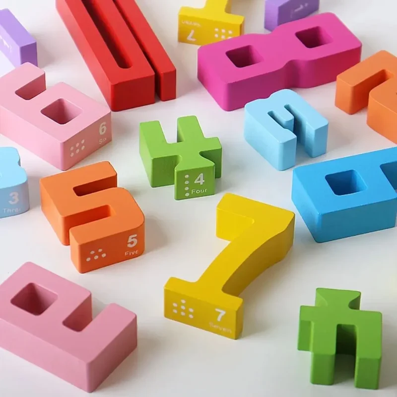 Jeu de Construction en Bois Montessori – Building Blocks™