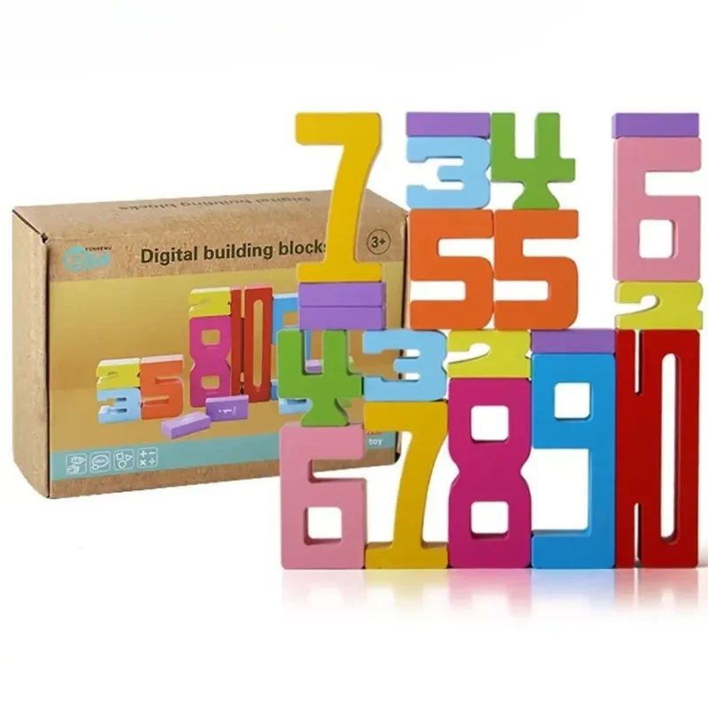 Jeu de Construction en Bois Montessori – Building Blocks™