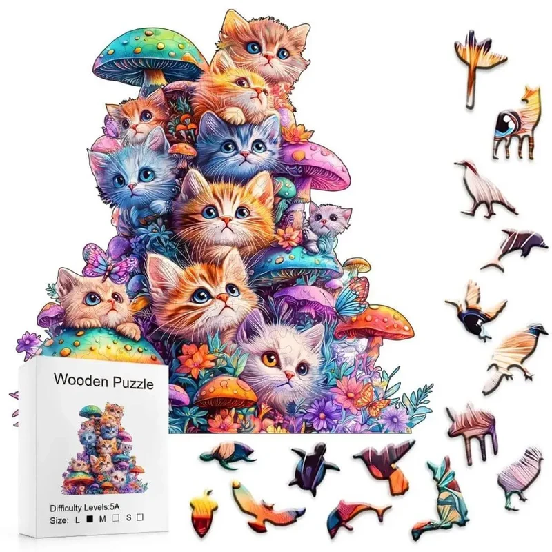 Puzzle Bois Chat – CatShroom™