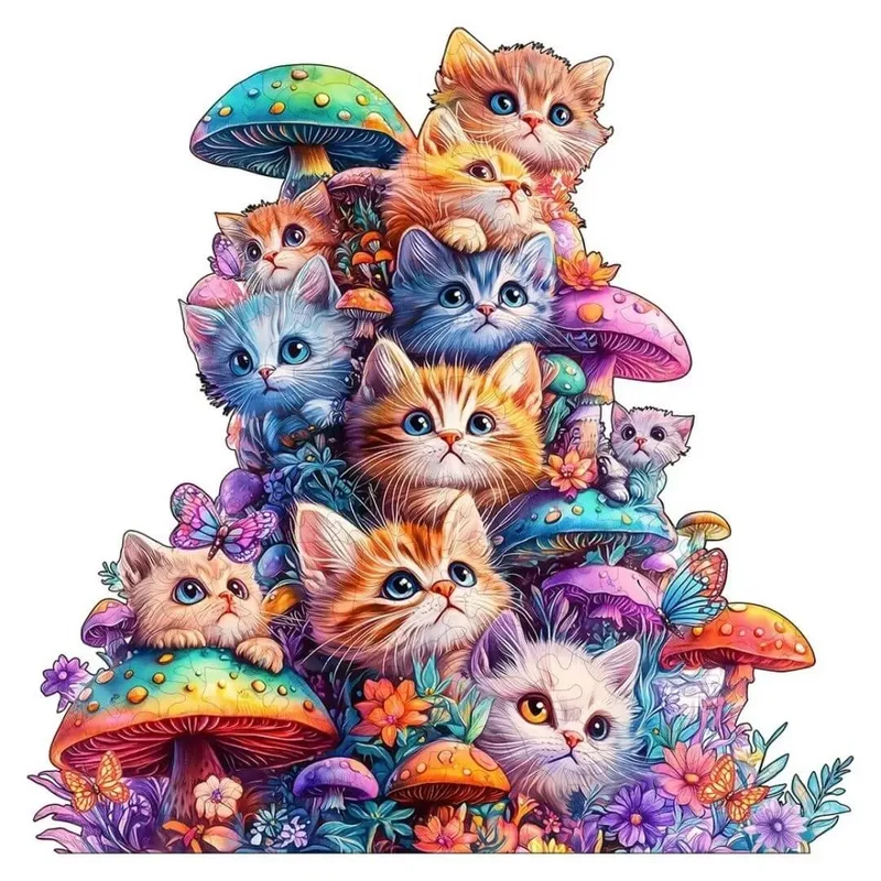 Puzzle Bois Chat – CatShroom™