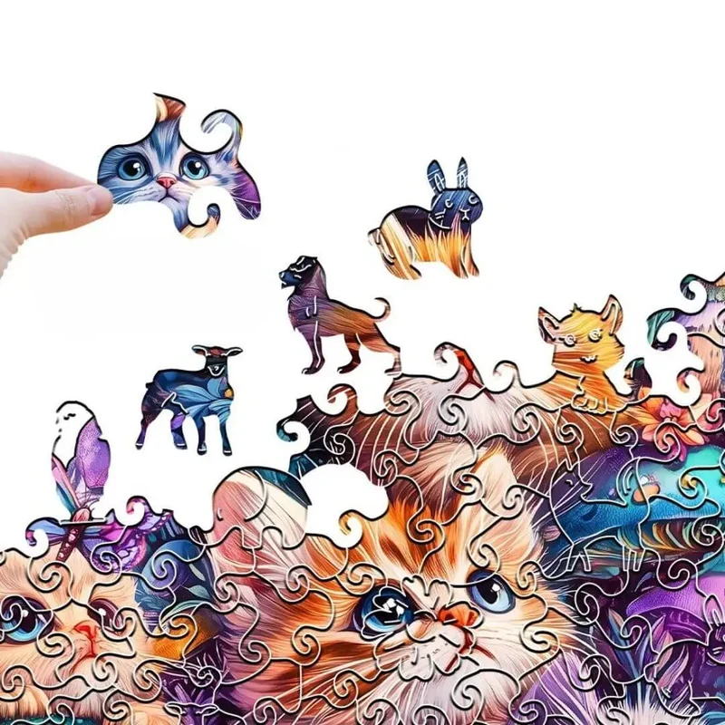 Puzzle Bois Chat – CatShroom™