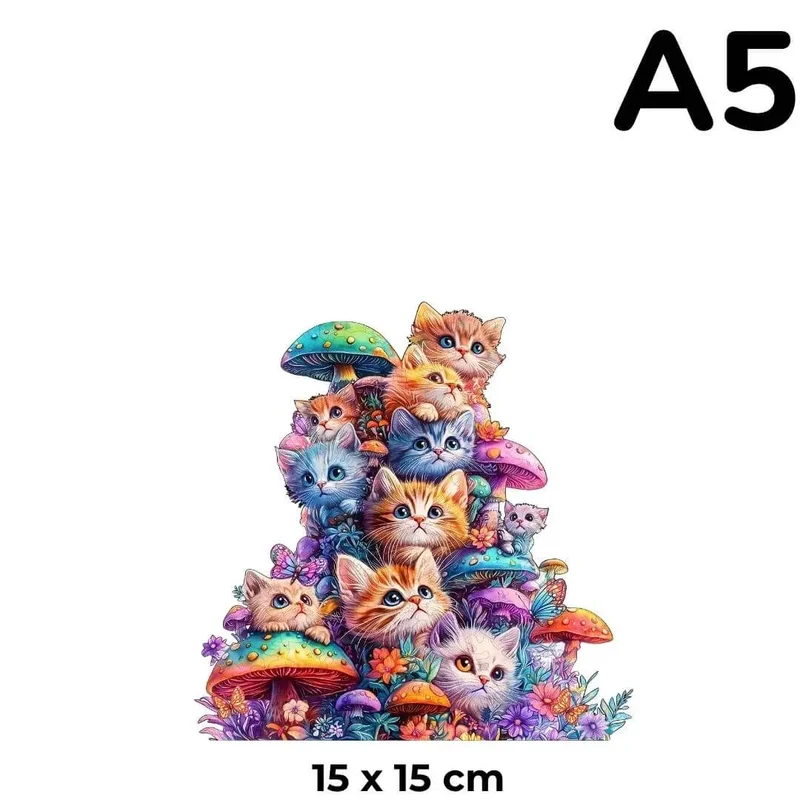 Puzzle Bois Chat – CatShroom™