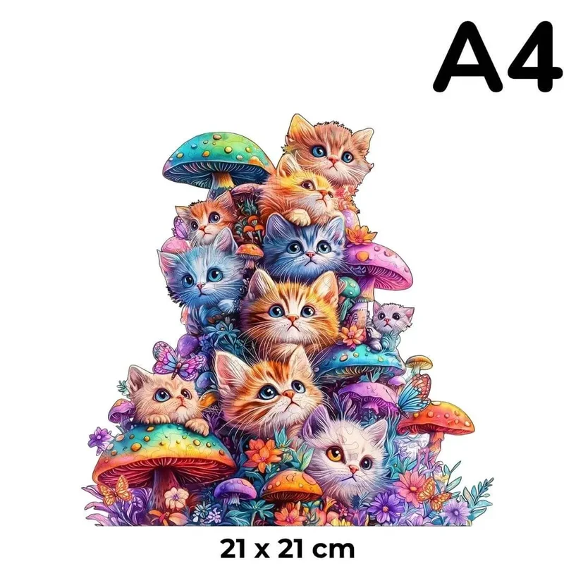 Puzzle Bois Chat – CatShroom™