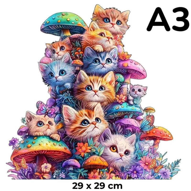 Puzzle Bois Chat – CatShroom™