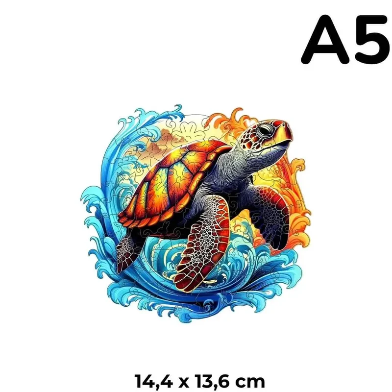 Puzzle en Bois Tortue – SeaTurtle™