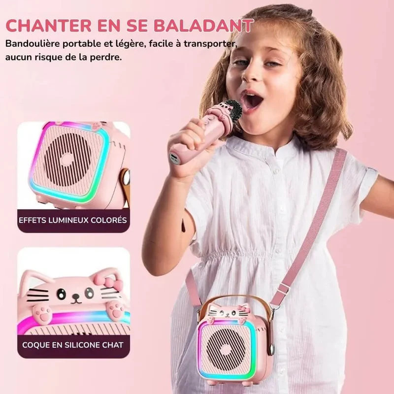 Karaoké Enfant Portable avec Microphone – MiniStar™