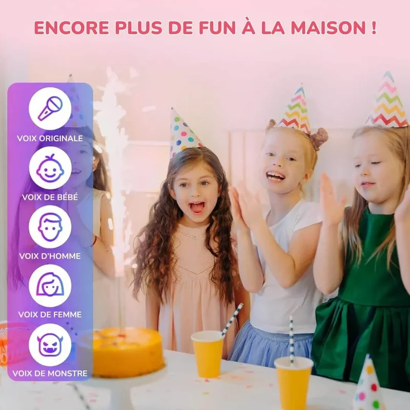 Karaoké Enfant Portable avec Microphone – MiniStar™