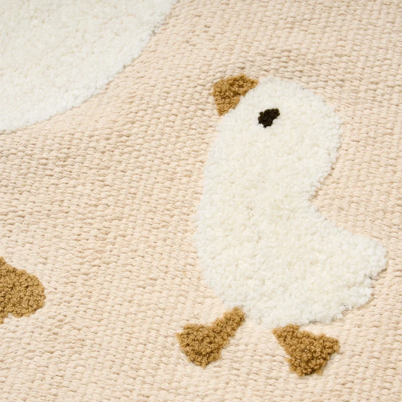 Wandkleed gans - Wit