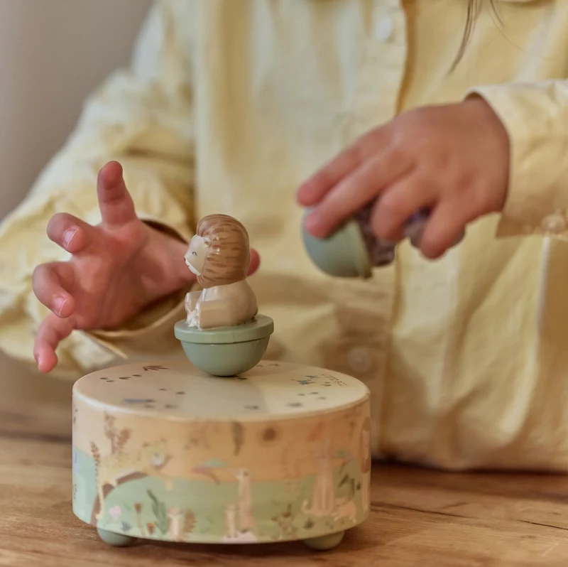 Houten Muziekdoosje - Groen