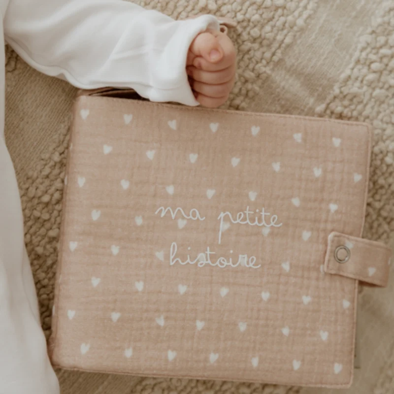 Album photo | Beige petits coeurs