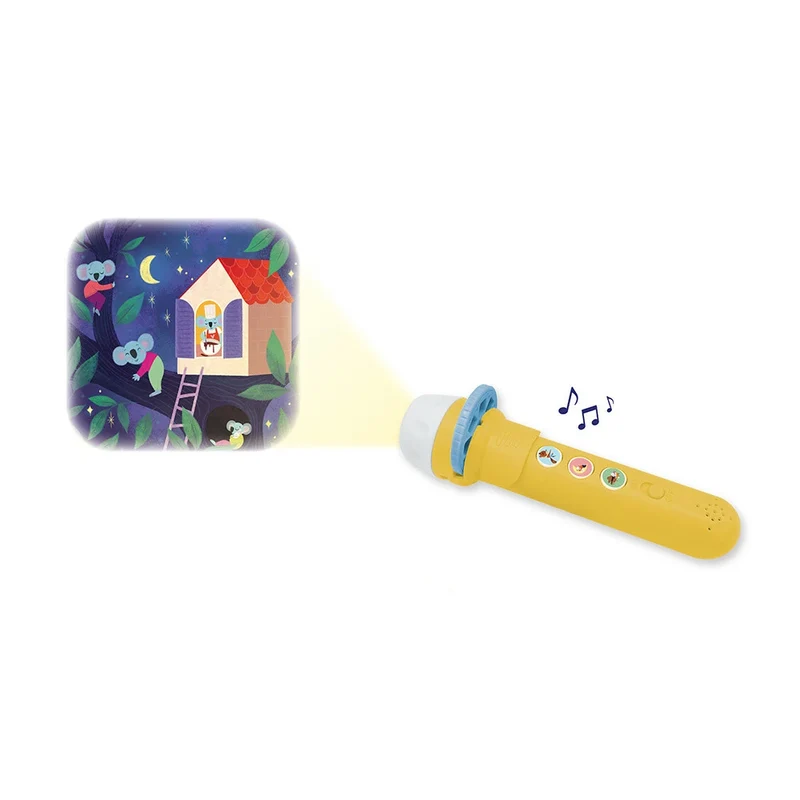 Janod - lampe sonore merveilleuse l'heure des bisous - lampe à histoires - 🧒3 ans+