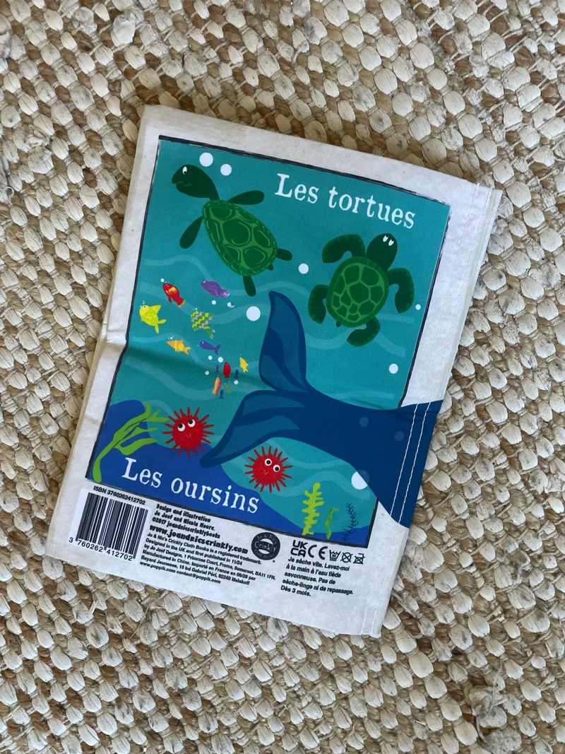 Livre "Mon journal en tissus sous la mer"