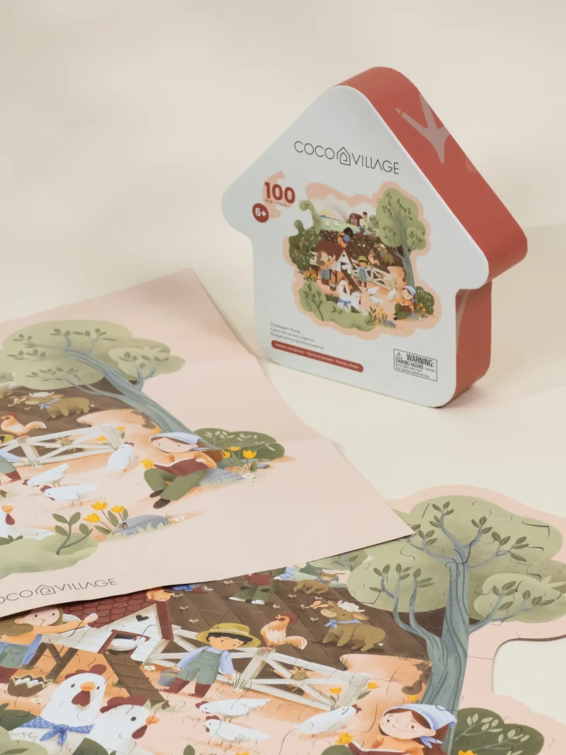 Challengers Puzzle – Feathers and Sprouts(100 pcs)