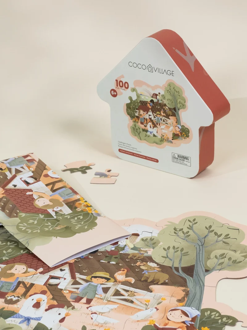 Challengers Puzzle – Feathers and Sprouts(100 pcs)