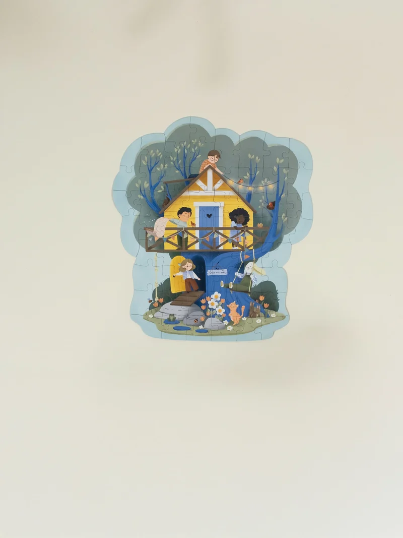 Growing Minds Puzzle – Treehouse Spring(58 pcs)