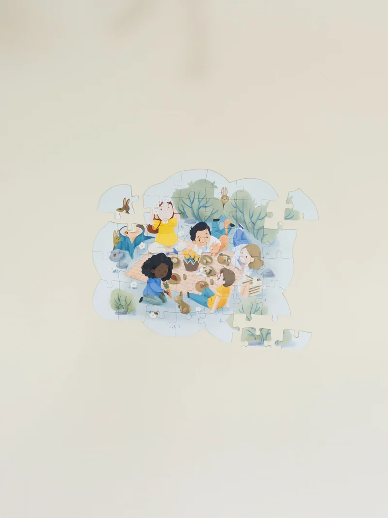 Growing Minds Puzzle – Picnic with Friends(36 pcs)