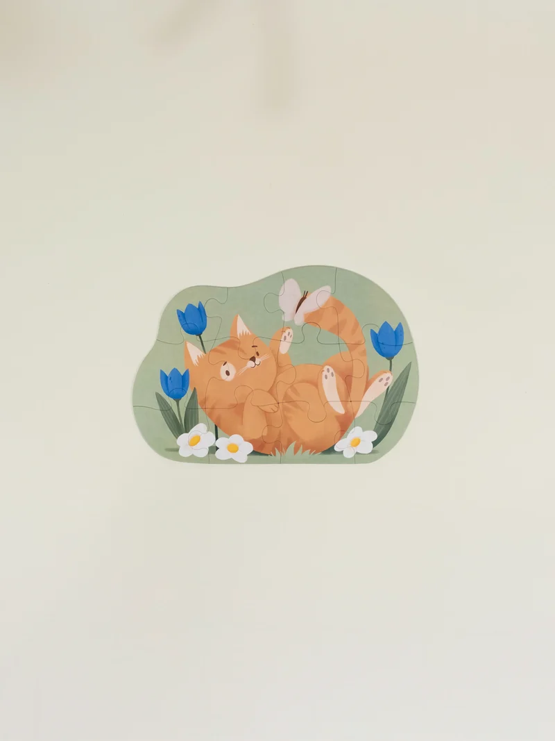Early Learners Puzzle – Paws & Petals (12 pcs)