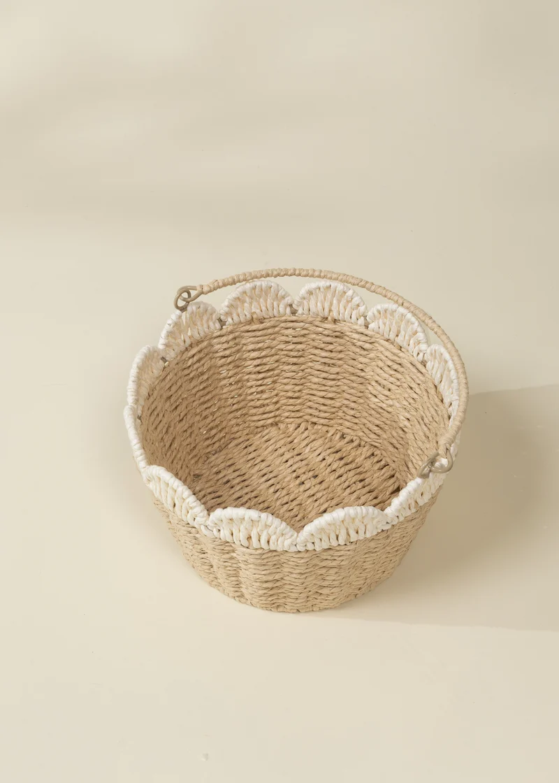 Scallop Edge Basket – Medium