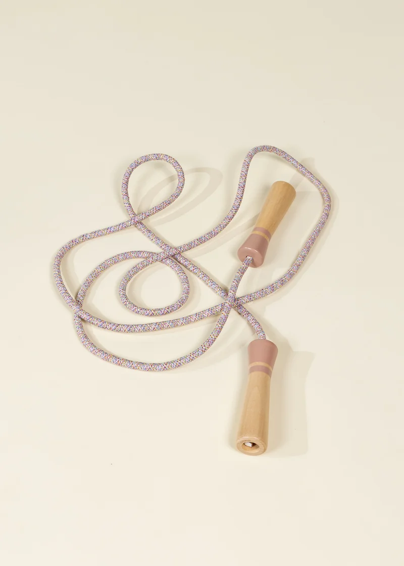 Wooden Handle Skipping Rope – Candy Pop