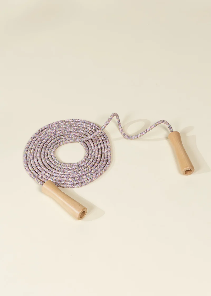Extra-Long Wooden Handle Skipping Rope – Candy Pop