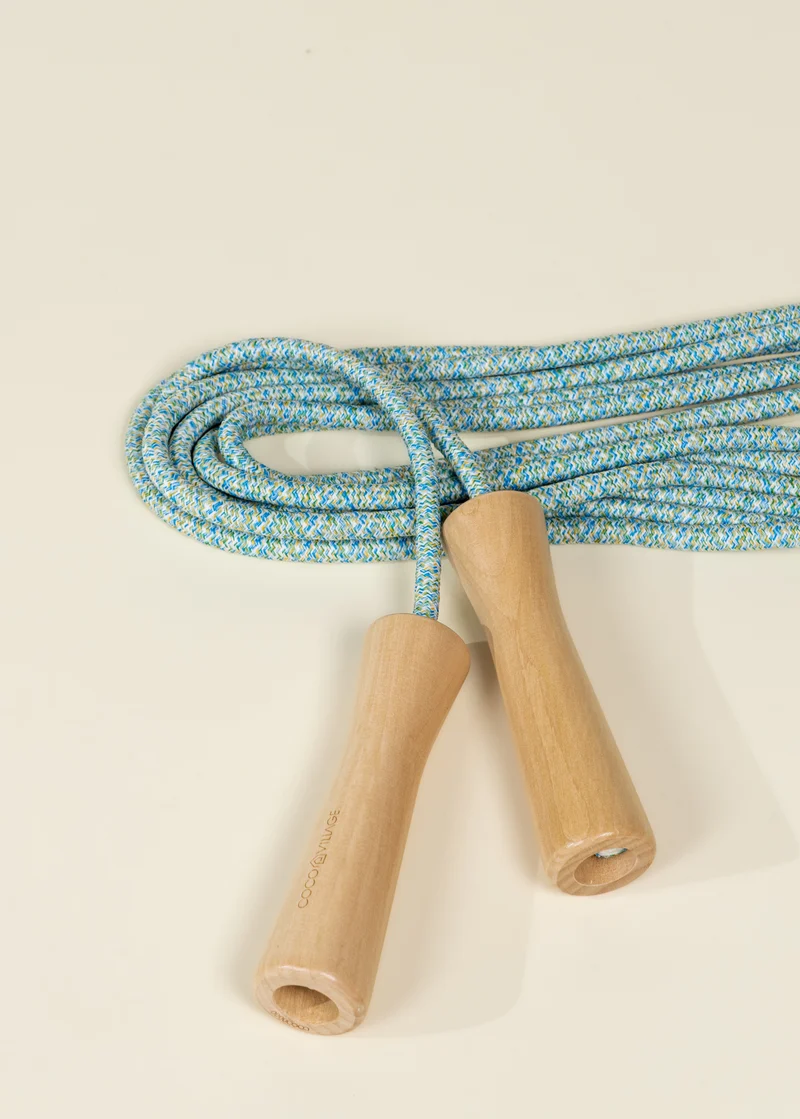 Extra-Long Wooden Handle Skipping Rope – Ocean Twist