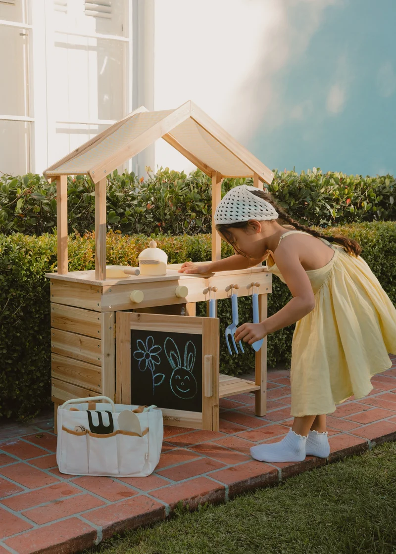 Wooden Outdoor Play Kitchen