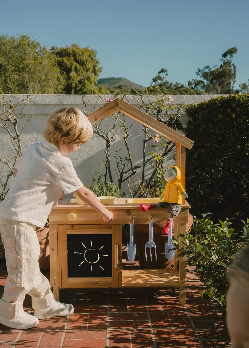Wooden Outdoor Play Kitchen
