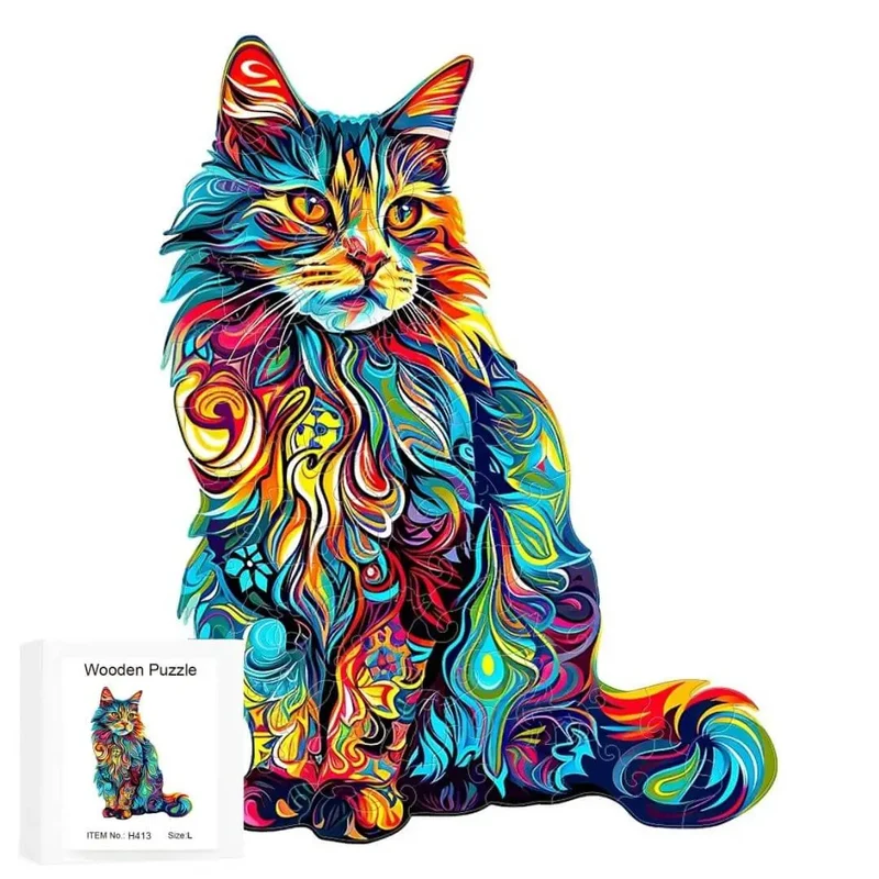 Puzzle Bois Chat – CosyCat™