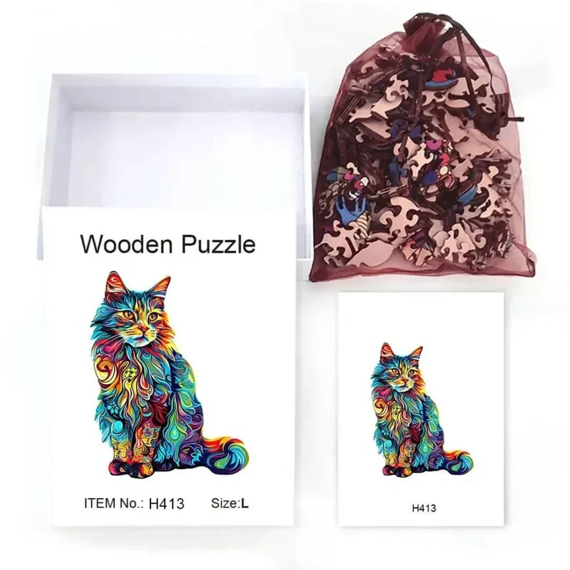 Puzzle Bois Chat – CosyCat™
