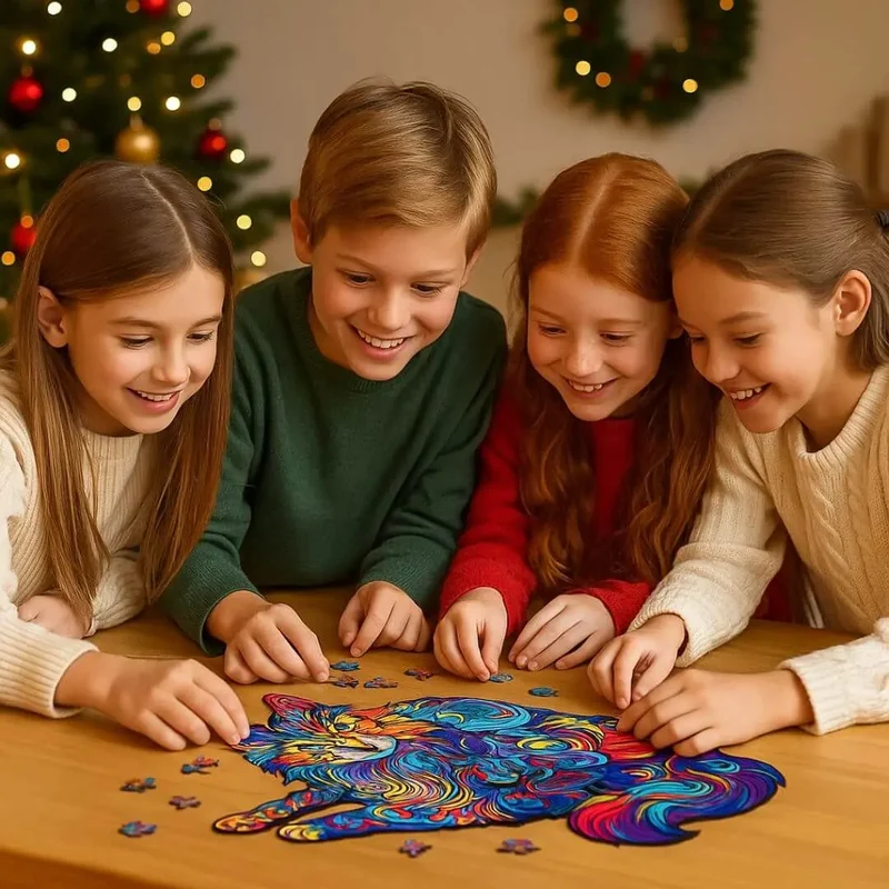 Puzzle Bois Chat – CosyCat™