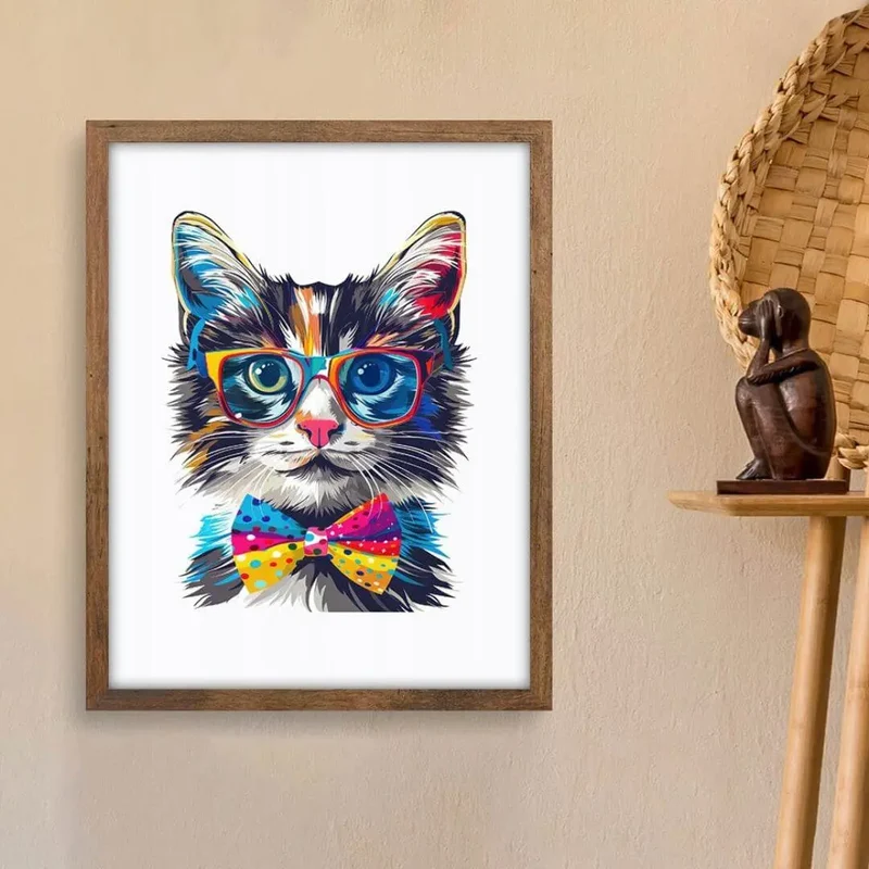 Puzzle Bois Chat avec Lunettes – SunCat™