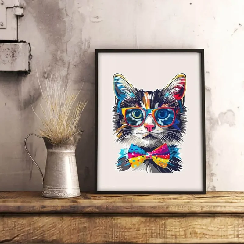 Puzzle Bois Chat avec Lunettes – SunCat™
