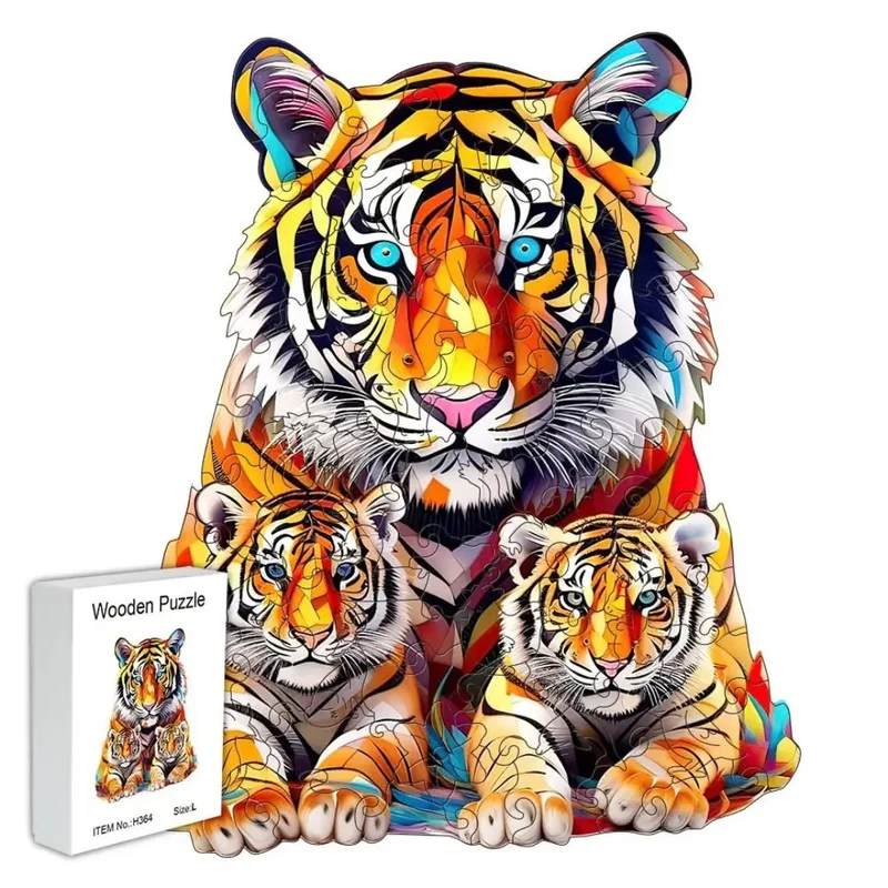 Puzzle en Bois Tigre – TigerRoar™