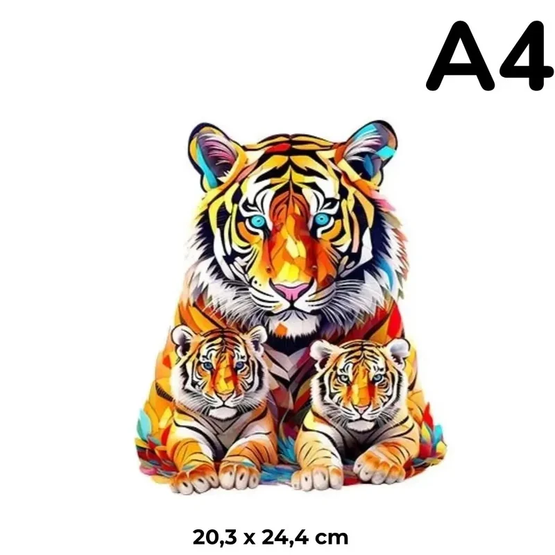 Puzzle en Bois Tigre – TigerRoar™