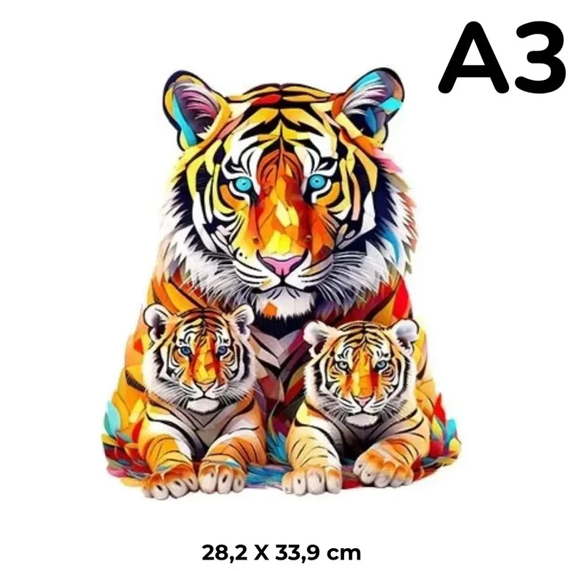 Puzzle en Bois Tigre – TigerRoar™