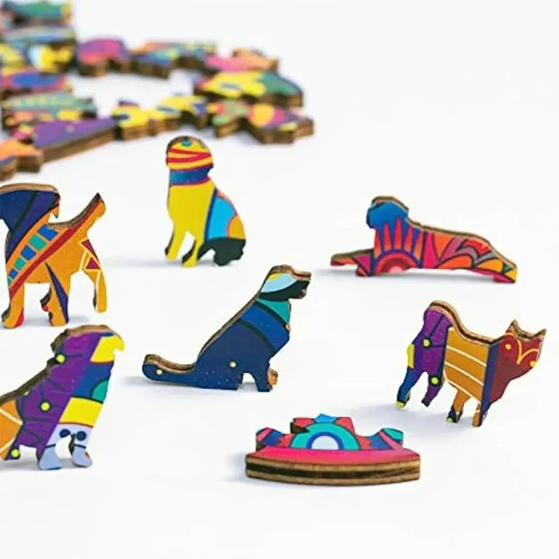 Puzzle en Bois Chat Bijou – GemCat™