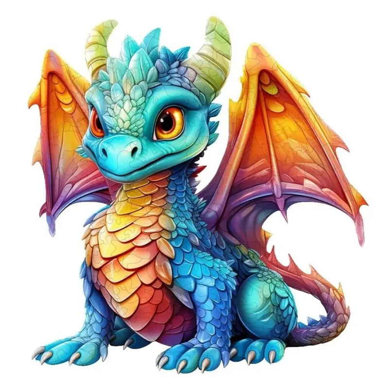 Puzzle en Bois Dragon Mystique – DragonS™