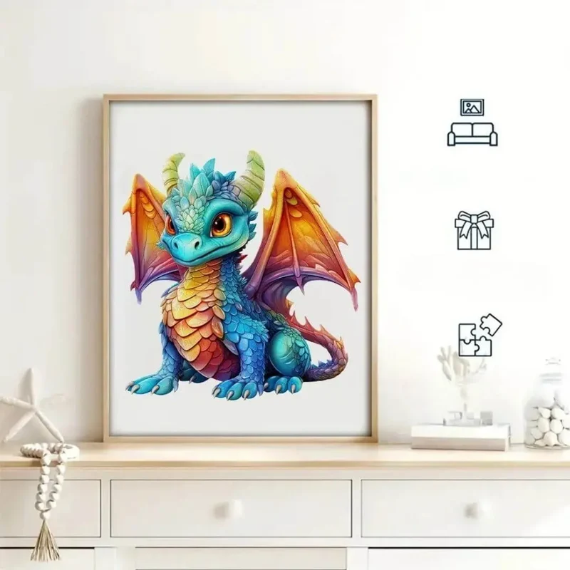 Puzzle en Bois Dragon Mystique – DragonS™