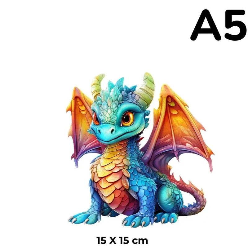 Puzzle en Bois Dragon Mystique – DragonS™