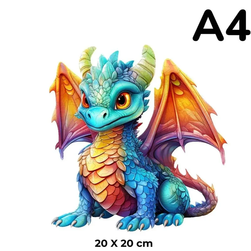 Puzzle en Bois Dragon Mystique – DragonS™