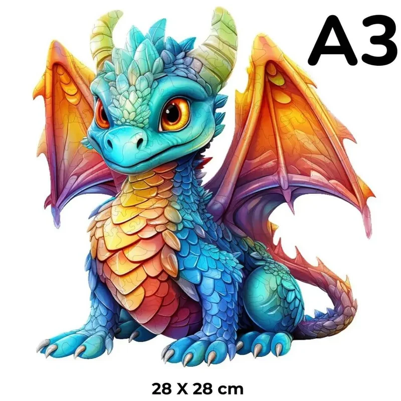 Puzzle en Bois Dragon Mystique – DragonS™
