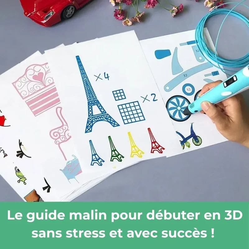 Carnet de Dessin pour Stylo 3D