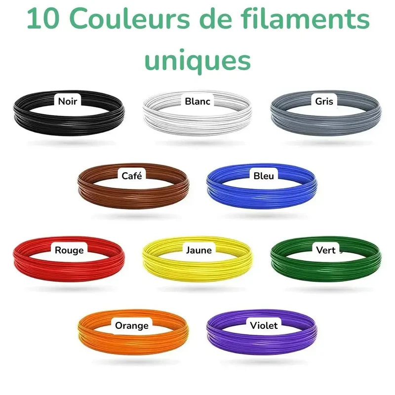 Filaments PLA Stylo 3D - Écologique
